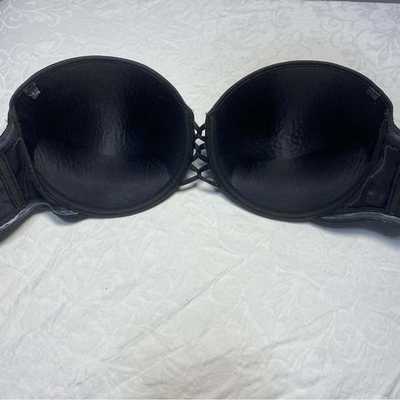 Wacoal Strapless Bra 32DD Black Great Condition 32E - Picture 2 of 4